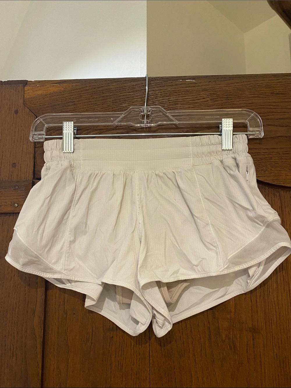 lululemon athletica white athletic shorts